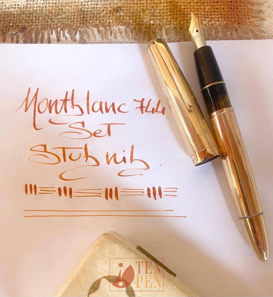 MONTBLANC 744 /742 SET - FANTASTIC CONDITION - STUB | Tenpen - By